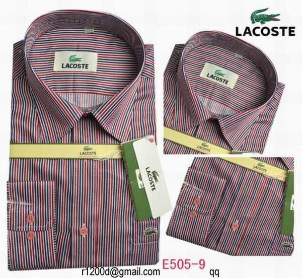 chemise lacoste discount