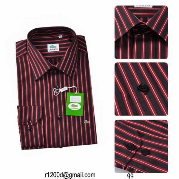 chemise homme grande taille lacoste